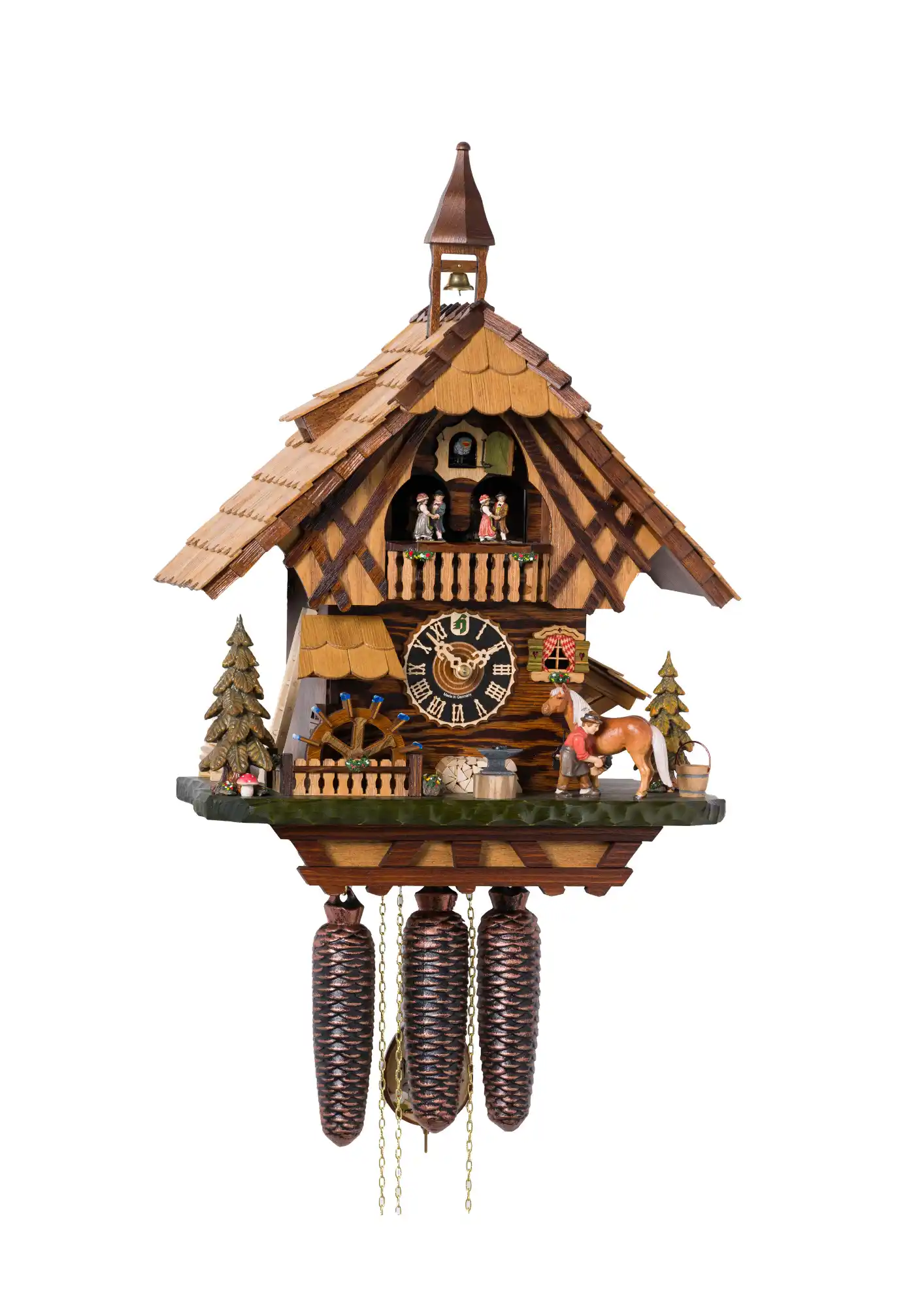 Cuckoo Clocks | Wood Sawyers | 8 Day Movement with Music | 742071068